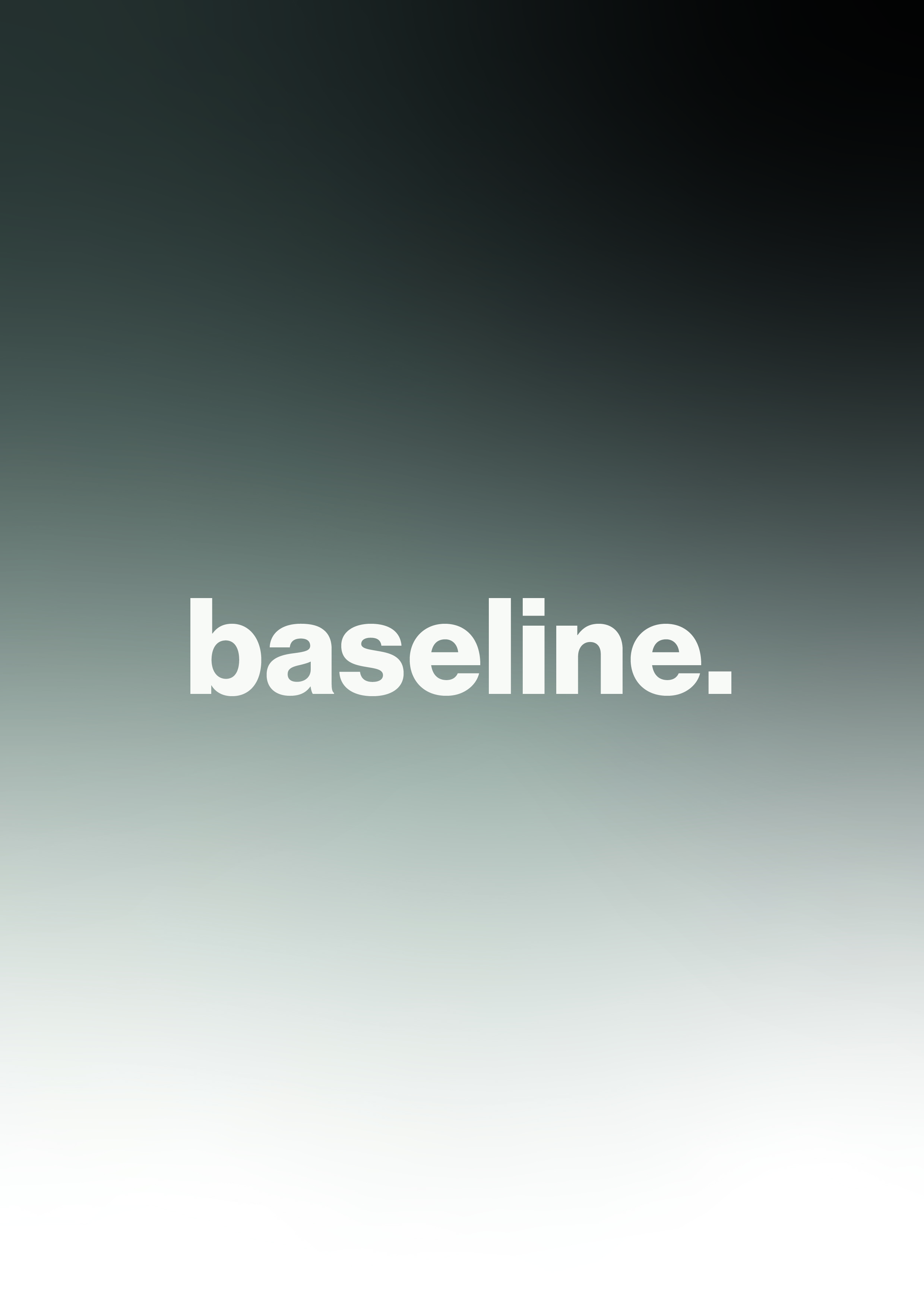 baseline. tagline poster