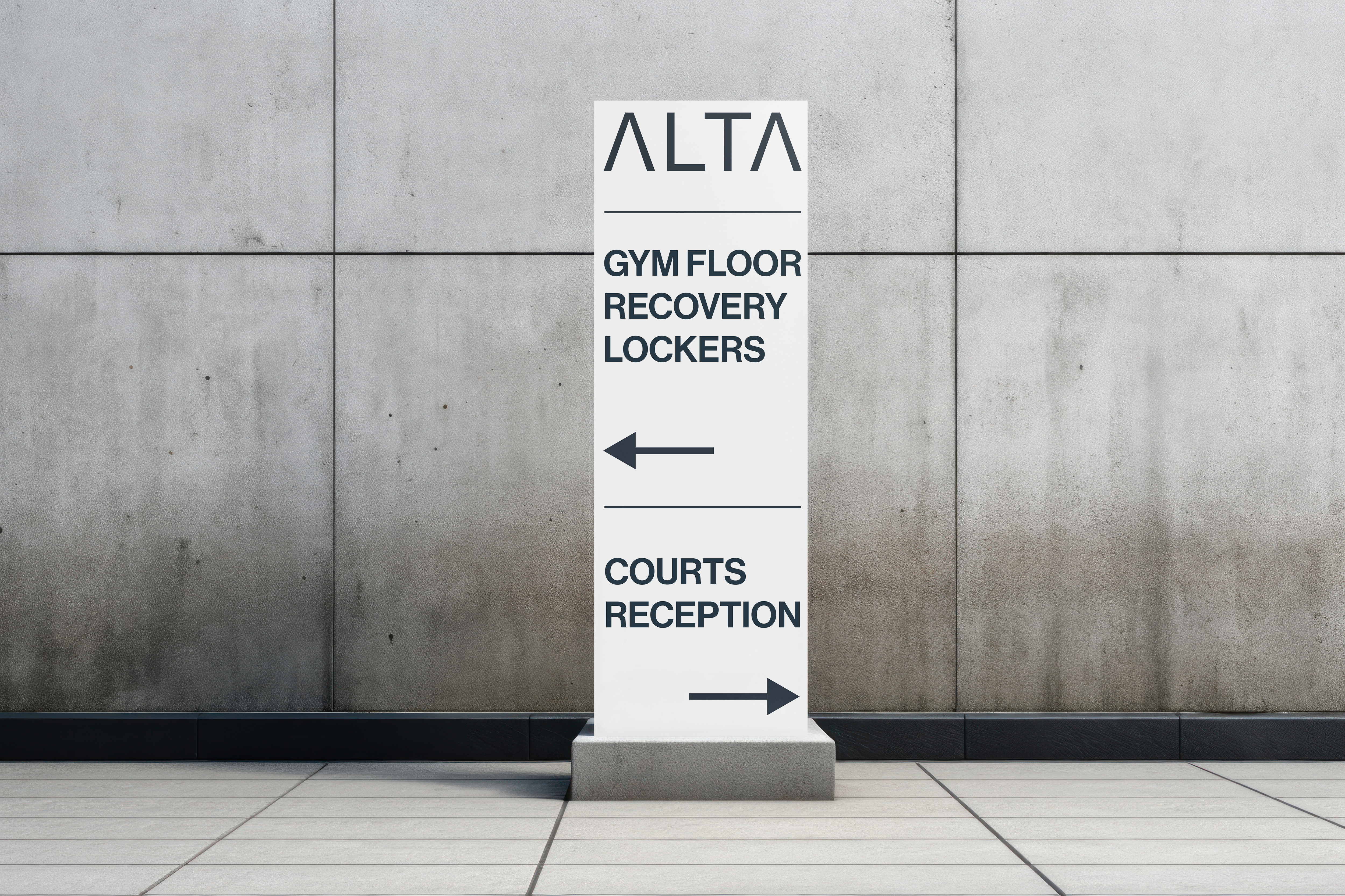 ALTA wayfinding signage